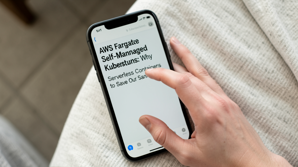 Photographic detail related to AWS Fargate vs. Self-Managed Kubernetes: Why We Chose Serverless Containers to Save Our Sanity