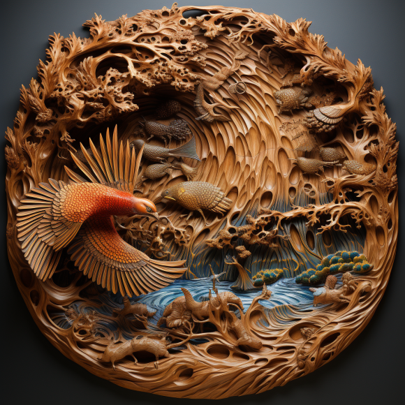 Wood Relief Sculpture: Depth and Texture in Art