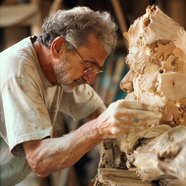 From Tree to Art: The Journey of Wood in Sculpture Creation